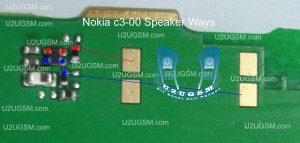 Nokia C3-00 Speaker Earpiece Not Working Problem Solution Jumpers.