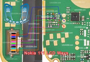 Nokia 111 Display Line Track Ways Solution Jumper 100% Tested 