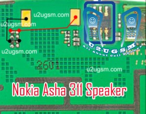 Nokia Asha 311 Speaker Problem Solution jumpers