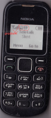 Nokia 103 miss call and dial call not show when show this symbol