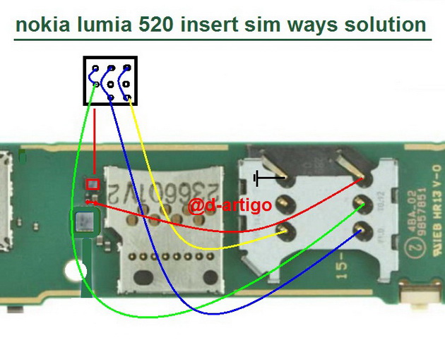 error de la tarjeta del simulador nokia lumia 520