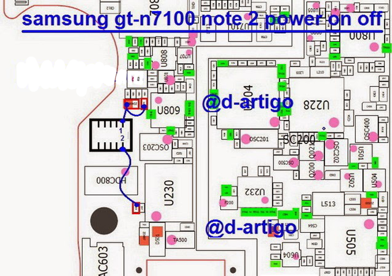 Samsung Galaxy Note II N7100 Power On Off Button Ways
