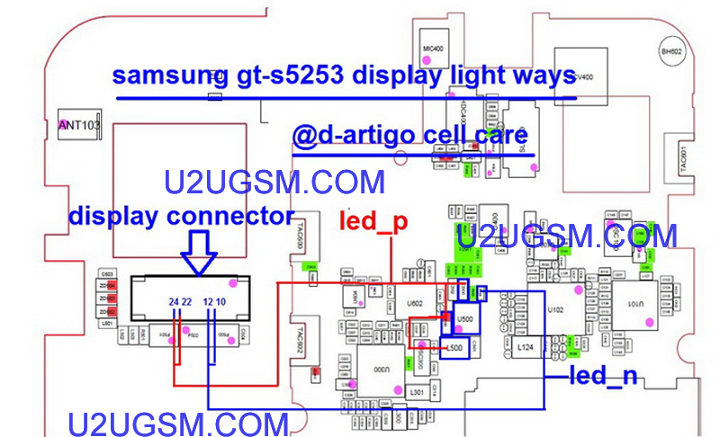 Samsumg S5253 Display Lcd Light Problem Solution Jumper Ways