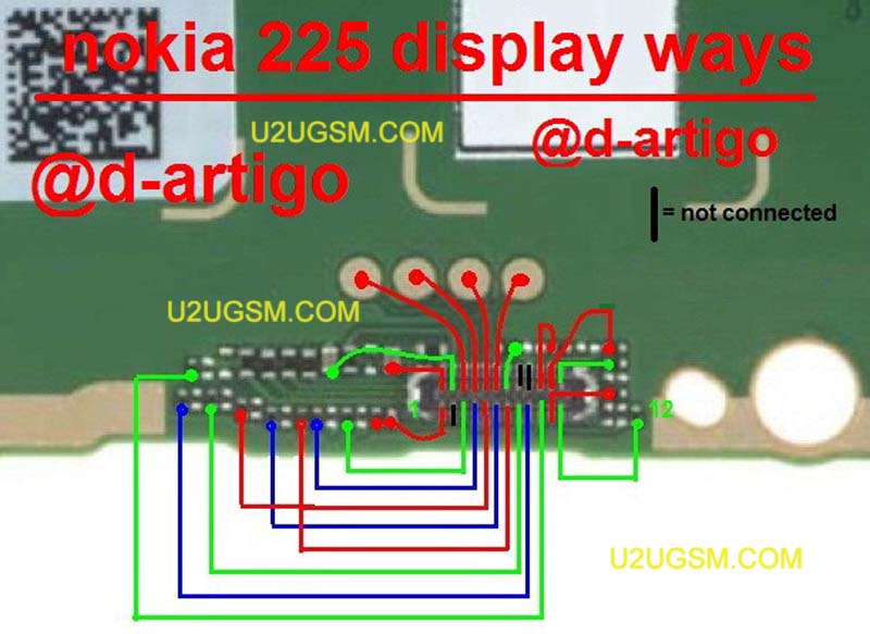 Nokia 225 LCD Display IC Solution Jumper Problem Ways