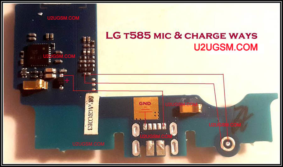 LG T585 Mic Solution Jumper Problem Ways Microphone