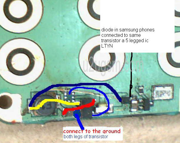 Nokia 2610 light problem solution with samsung diode