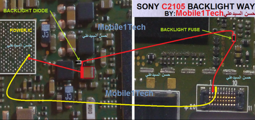 Sony Xperia L LCD Display Light IC Solution Jumper Problem Ways
