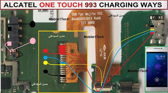 Alcatel One Touch 993 Usb Charging Problem Solution Jumper Ways