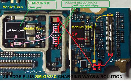 Samsung Galaxy S6 Edge Plus G928C Charging Solution Jumper Problem Ways Charging Not Supported