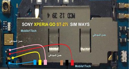 Sony Xperia Go ST27i Insert Sim IC Solution Jumper Problem Ways