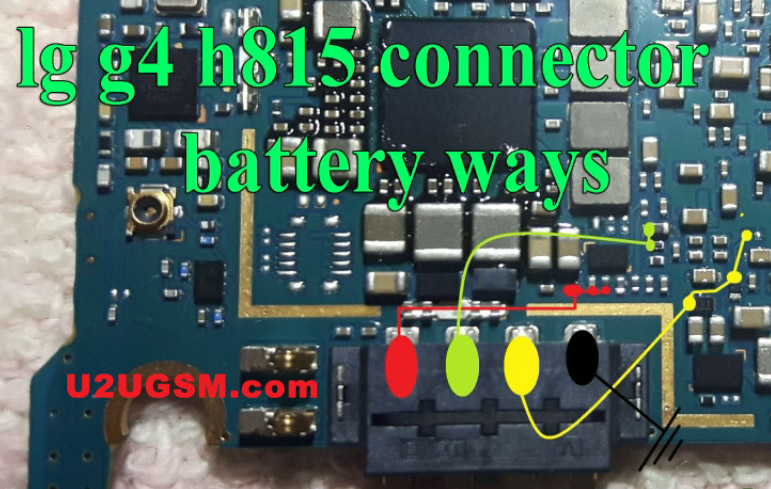 LG G4 H815 Battery Connector Terminal Jumper Ways