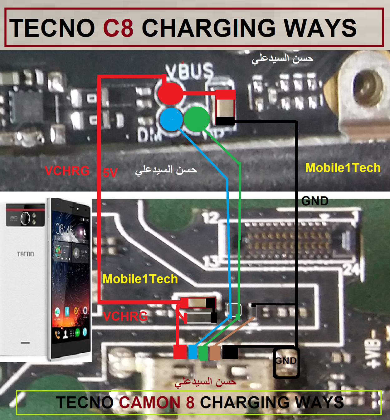 Tecno Camon C8 Charging Solution Jumper Problem Ways