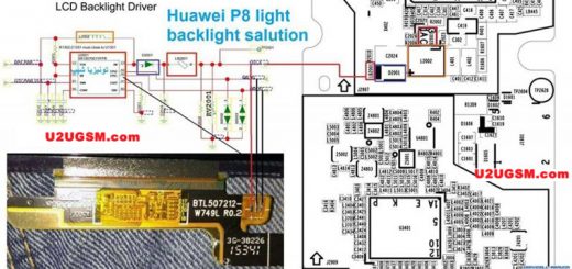 Huawei P8 Cell Phone Screen Repair Light Problem Solution Jumper Ways