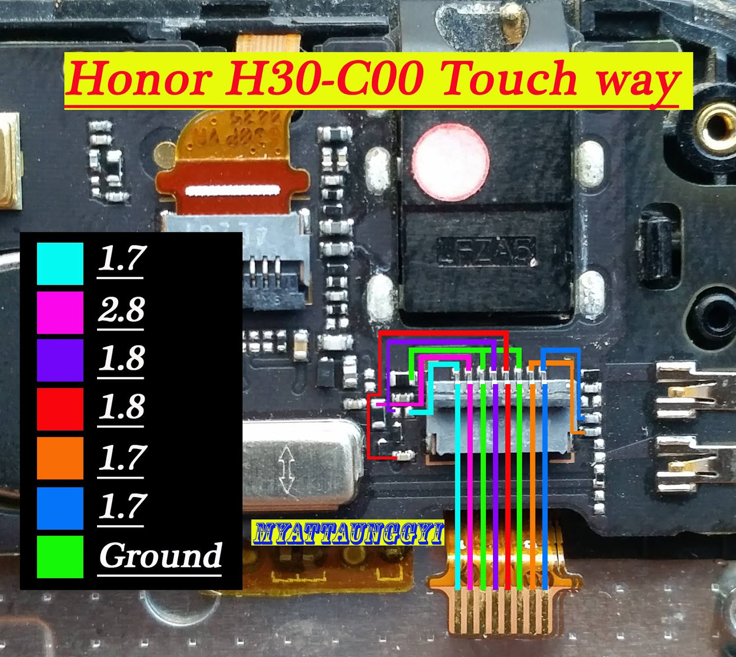 Huawei Honor 3C touch screen not working
