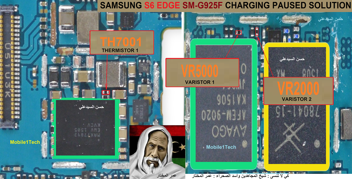 Samsung Galaxy S6 edge Charging Paused Solution Jumpers