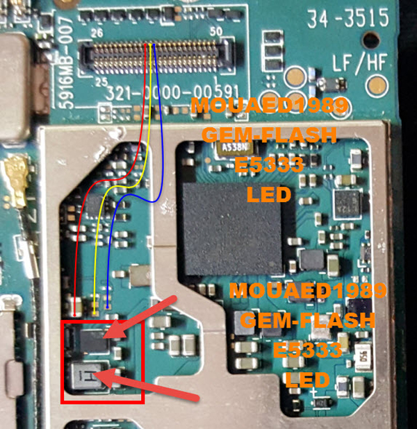 Sony C4 E5333 Cell Phone Screen Repair Light Problem Solution Jumper Ways