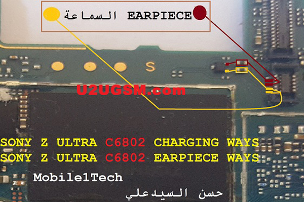 Sony Xperia Z Ultra C6802 Speaker Solution Jumper Problem Ways Earpiece