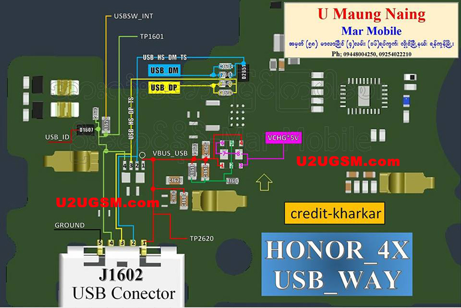 Huawei Honor 4X Usb Charging Problem Solution Jumper Ways