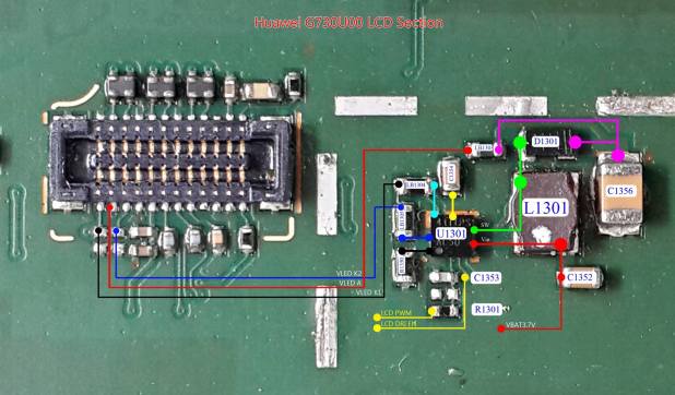 Huawei G730 Backlight Ways Lcd Jumper Solution
