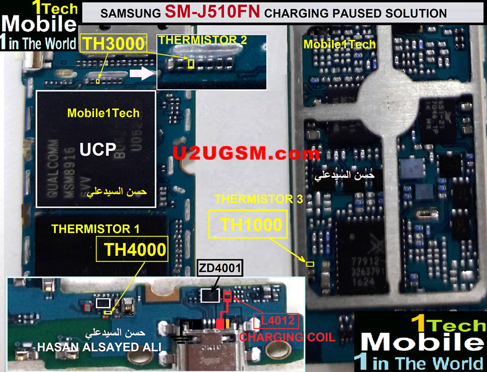 Samsung Galaxy J5 2016 Charging Paused Solution Jumpers