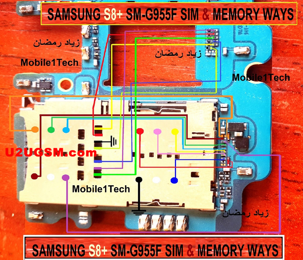 Samsung Galaxy S8 Plus G955F Insert Sim Card Problem Solution Jumper Ways