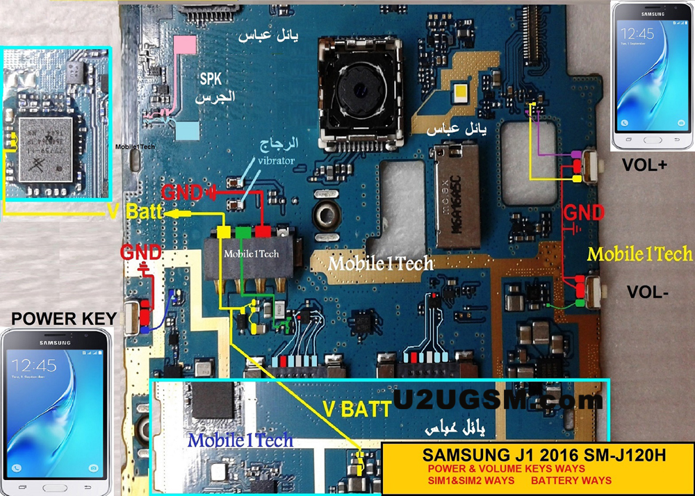 Samsung J1 J120 Insert Sim Card Problem Solution Jumper Ways