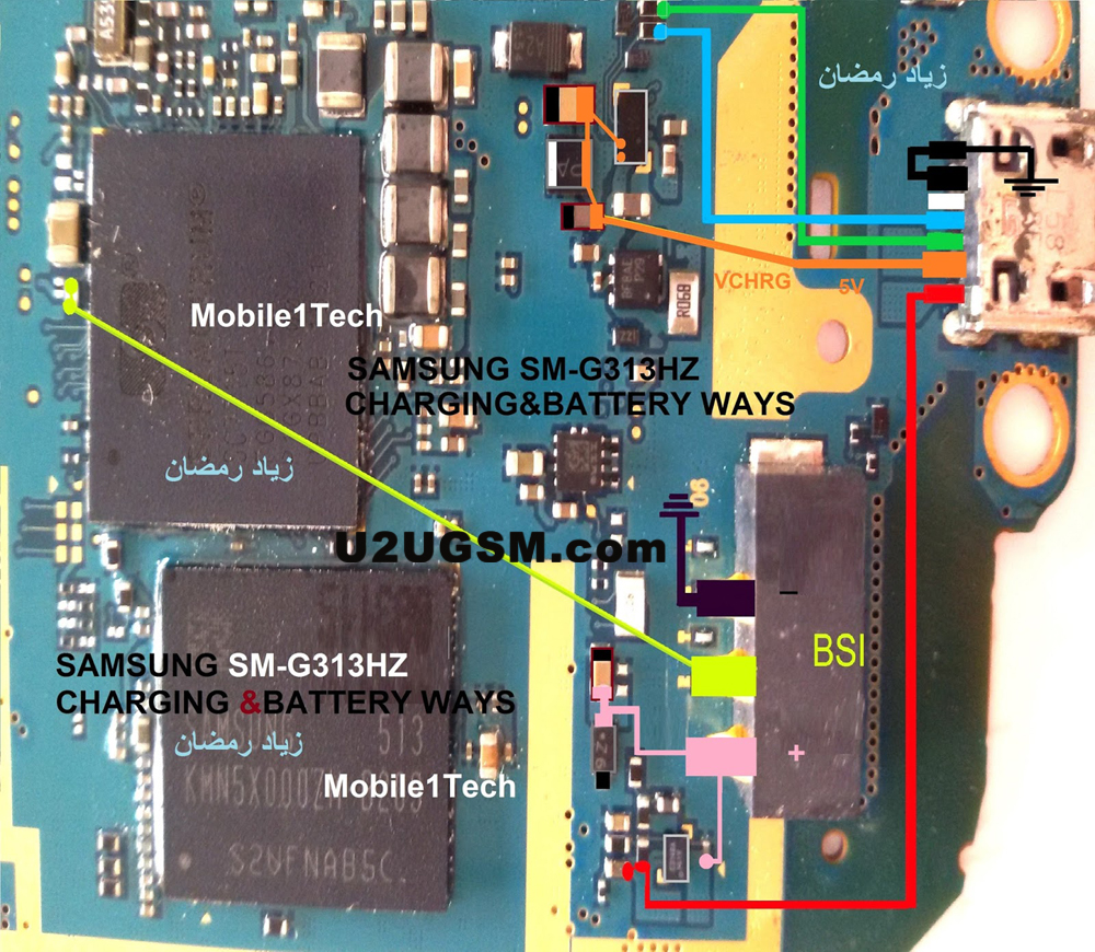 Samsung Galaxy Ace 4 LTE G313 Charging Solution Jumper Problem Ways