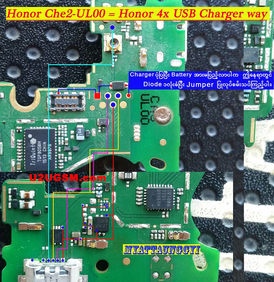 Huawei Honor Play 4X Usb Charging Problem Solution Jumper Ways