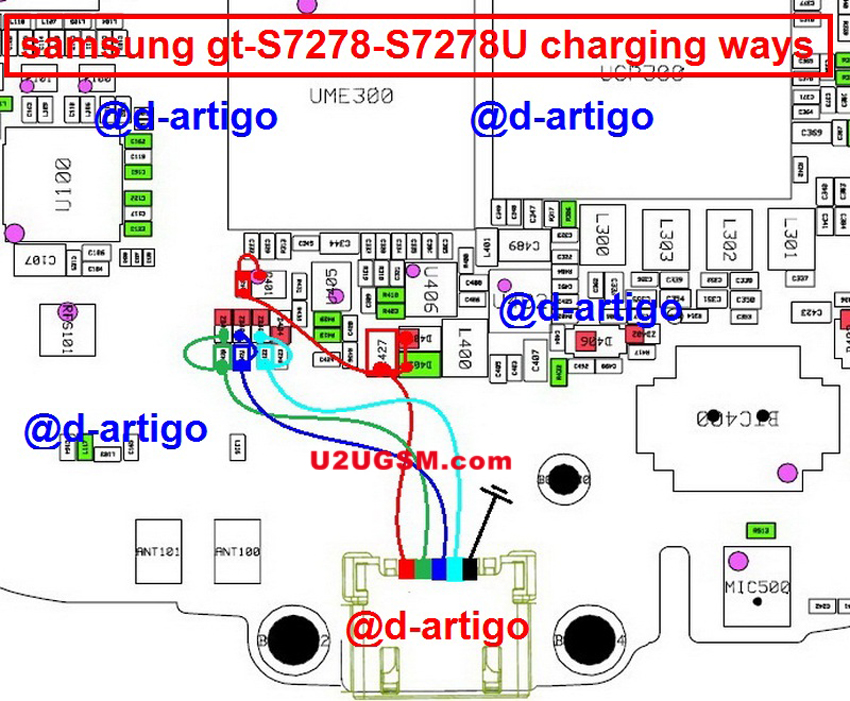Samsung Galaxy Ace 3 S7278 Usb Charging Problem Solution Jumper Ways