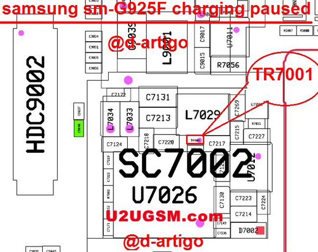 wit Celsius ONWAAR Samsung Galaxy S6 Edge G925F Charging Paused Solution Jumpers