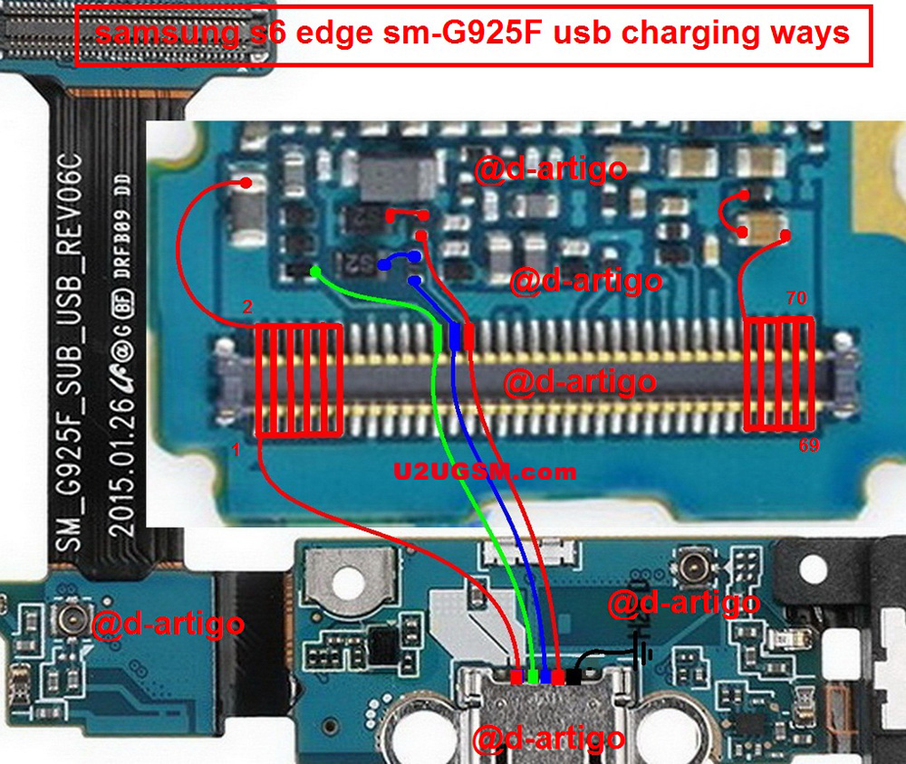 samsung s6 edge charging port strip problem solution