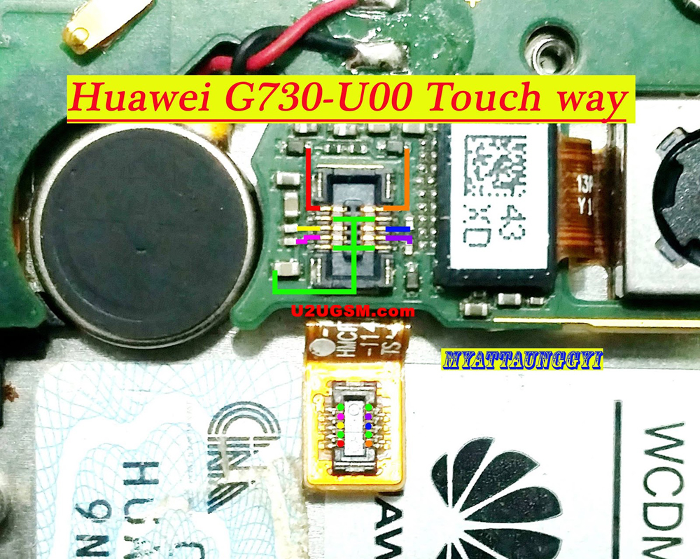 Huawei Ascend G730 touch screen not working problem solution jumpers