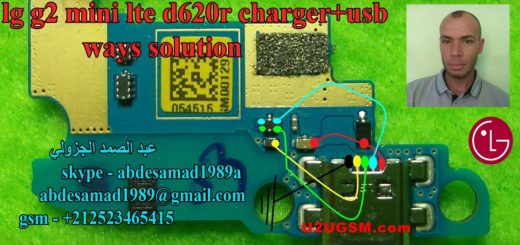 LG G2 Mini D620R Usb Charging Problem Solution Jumper Ways