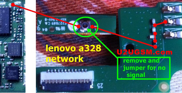 Lenovo A328 network problem signal solution jumpers