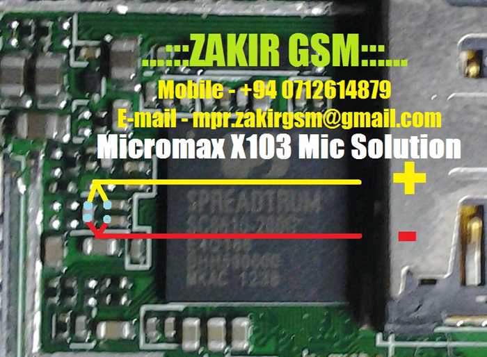 Micromax X103 Mic Problem Solution Microphone Not Working  Jumpers Ways