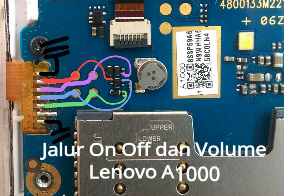 Lenovo A1000 Volume Keys Not Working Problem Solution Jumpers