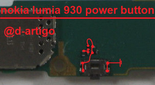 Nokia Lumia 930 Power On Off Key Button Switch Jumper Ways
