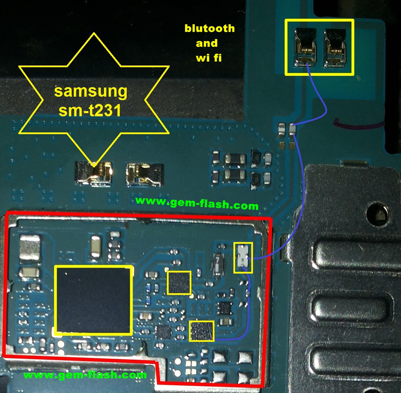 Samsung Galaxy Tab 4 7.0 3G SM-T231 Bluetooth IC Not working problem solution