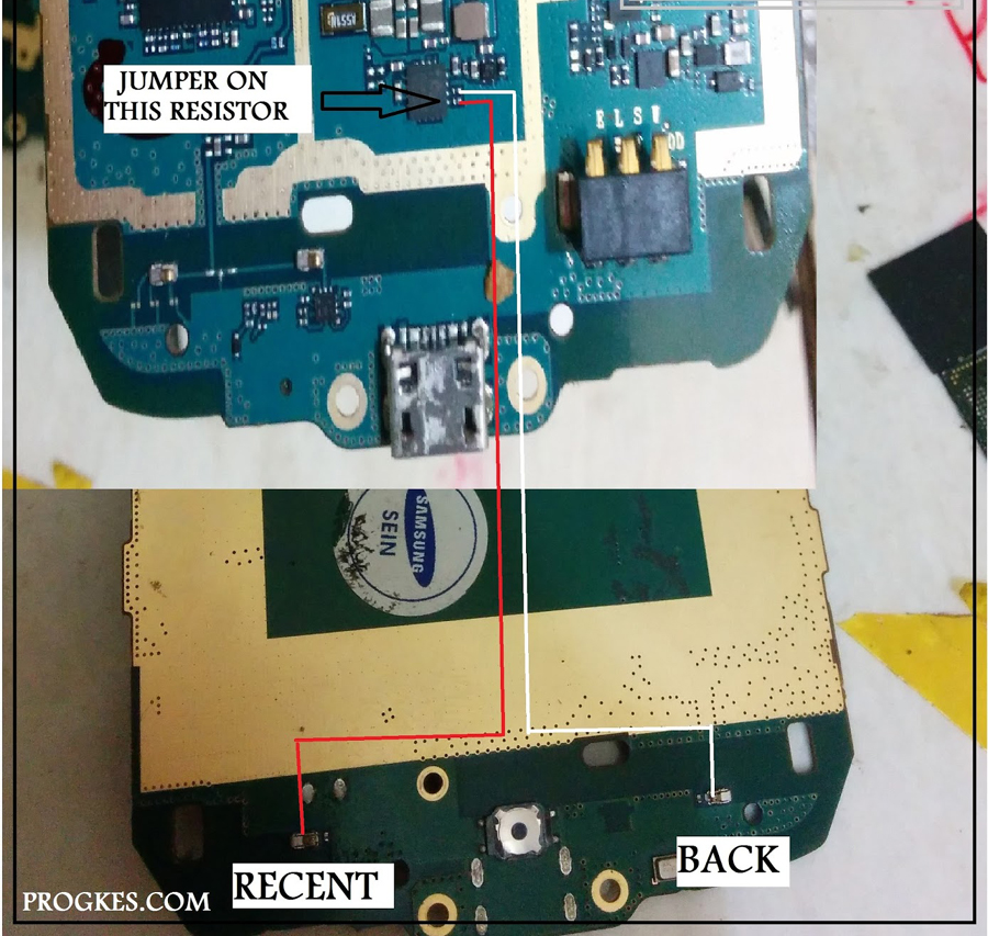 Samsung J1 ACE J110 sensor not working problem solution jumpers