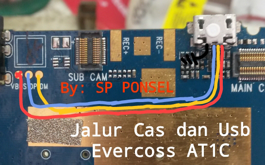 Evercoss AT1C Usb Charging Problem Solution Jumper Ways