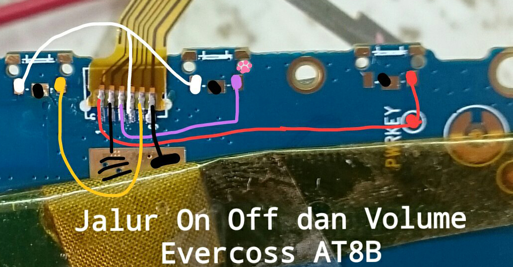 Harga Evercoss Winner Tab V AT8B Power Button Solution Jumper Ways