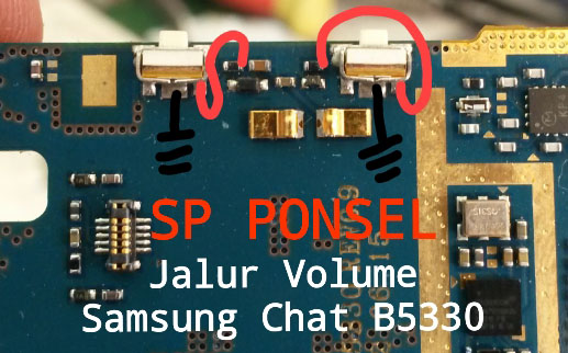 Samsung Galaxy Chat B5330 Volume Up Down Keys Not Working Problem Solution Jumpers