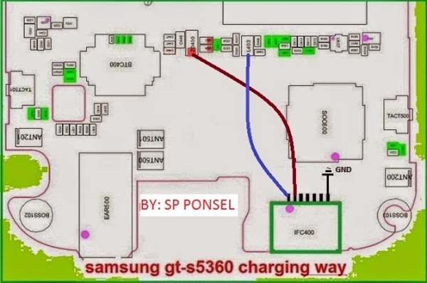 Samsung Galaxy Y S5360 Charging Problem Solution Jumper Ways No Charging