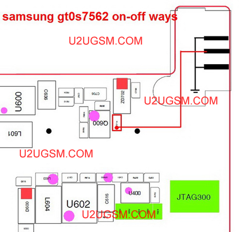 Samsung Galaxy S Duos S7562 Power Button Solution Jumper Ways
