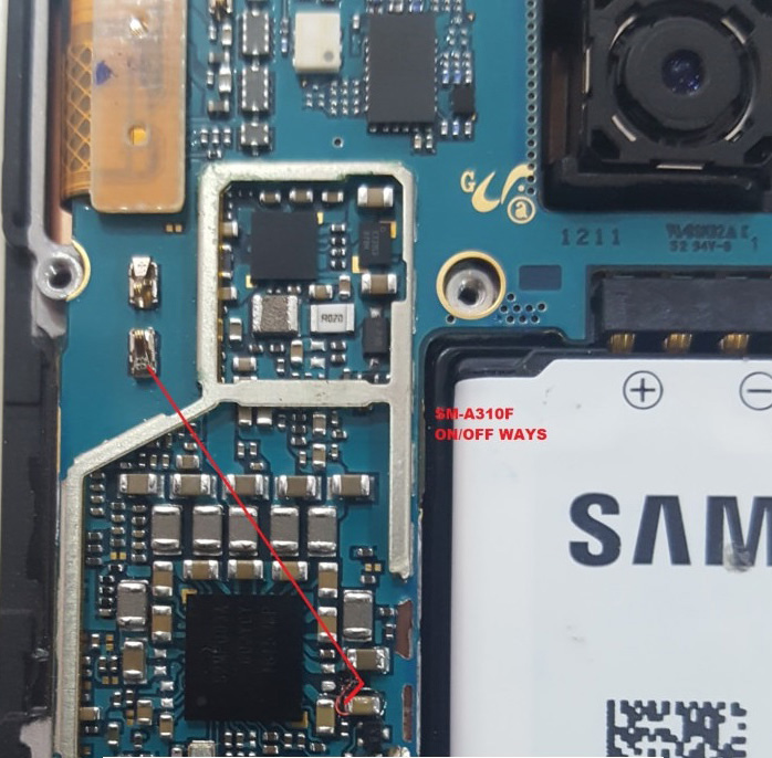 Samsung A3 2016 Power Button Solution Jumper Ways