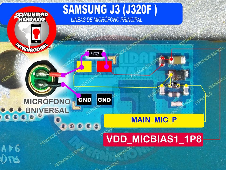 Samsung Galaxy J3 J320F Mic Problem Solution Microphone Not Working  Jumpers Ways