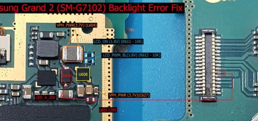 Samsung Galaxy Grand 2 G7102 Cell Phone Screen Repair Light Problem Solution Jumper Ways