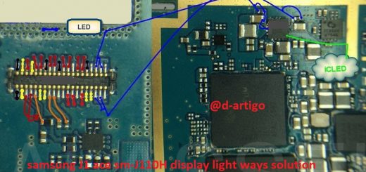 Samsung Galaxy J1 Ace J110H Cell Phone Screen Repair Light Problem Solution Jumper Ways