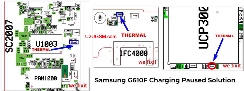 Samsung Galaxy J7 Prime G610F Charging Paused Solution Jumpers