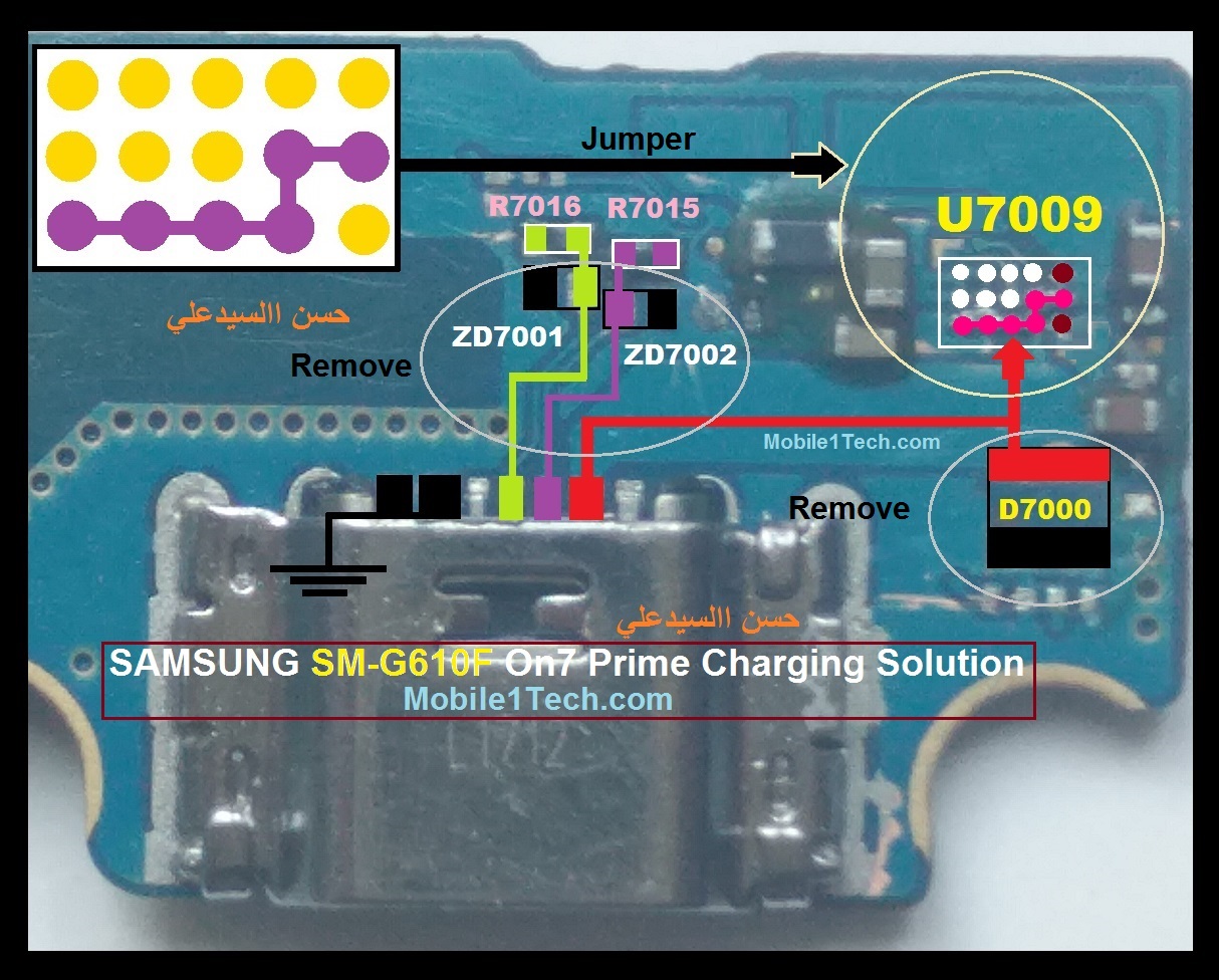 Samsung Galaxy J7 Prime Usb Charging Problem Solution Jumper Ways